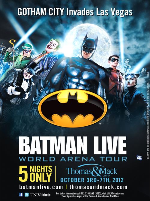 Batman Live UNLVtickets Batman Live