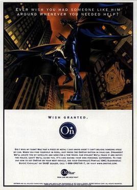 Batman OnStar commercials movie poster