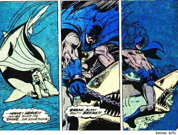 Batman: Revenge movie scenes The scene was even adapted for Batman The Animated Series which means that Batman has now fought sharks in comics TV movies and video games 