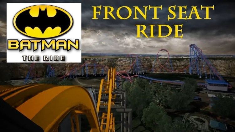 Batman: The Ride (Six Flags Fiesta Texas) Batman The Ride POV HD Front Seat Ride Six Flags Fiesta Texas