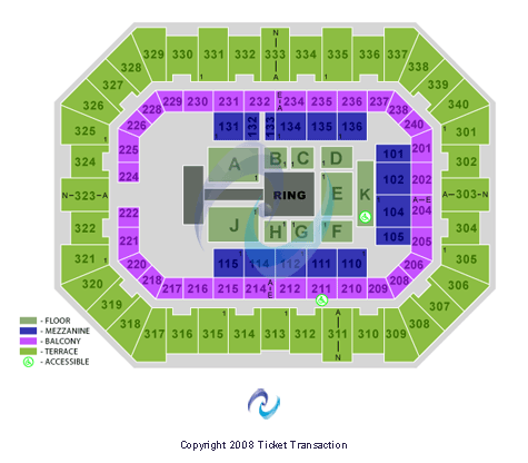 River Center Seating Chart