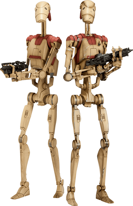 Battle droid Star Wars Security Battle Droids Sixth Scale Figure by Sides