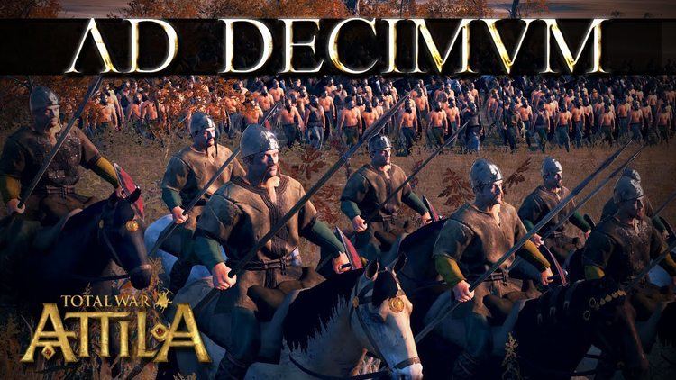 Battle of Ad Decimum Total War Attila Historical Battle Ad Decimum Legendary