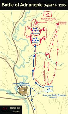 Battle of Adrianople (1205) httpsuploadwikimediaorgwikipediacommonsthu