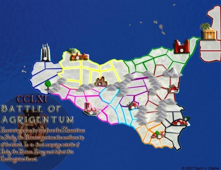 Battle of Agrigentum RBL agrigentum Map