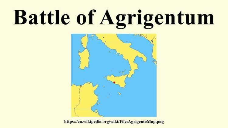 Battle of Agrigentum Battle of Agrigentum YouTube