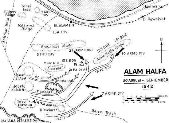 Battle of Alam el Halfa Queen39s in the Middle East