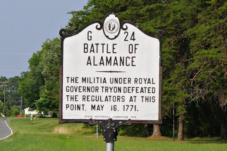 Battle of Alamance Alamance County The Colonial Period Alamance County NC LocalWiki