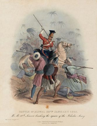 Battle of Aliwal Battle of Aliwal 28th January 1846 by W Kohler L39Enfant Bros