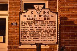 Battle of Appomattox Station httpsuploadwikimediaorgwikipediacommonsthu