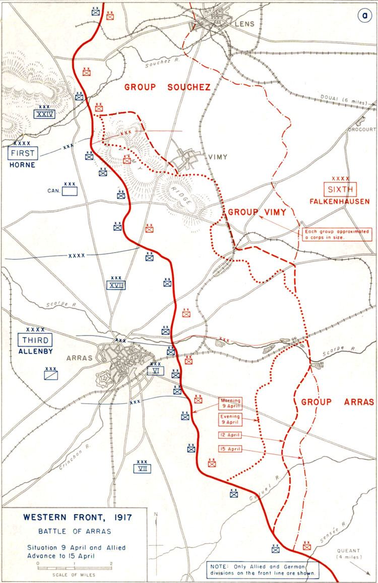 Battle of Arras (1917) Battle of Arras 1917 Wikipedia