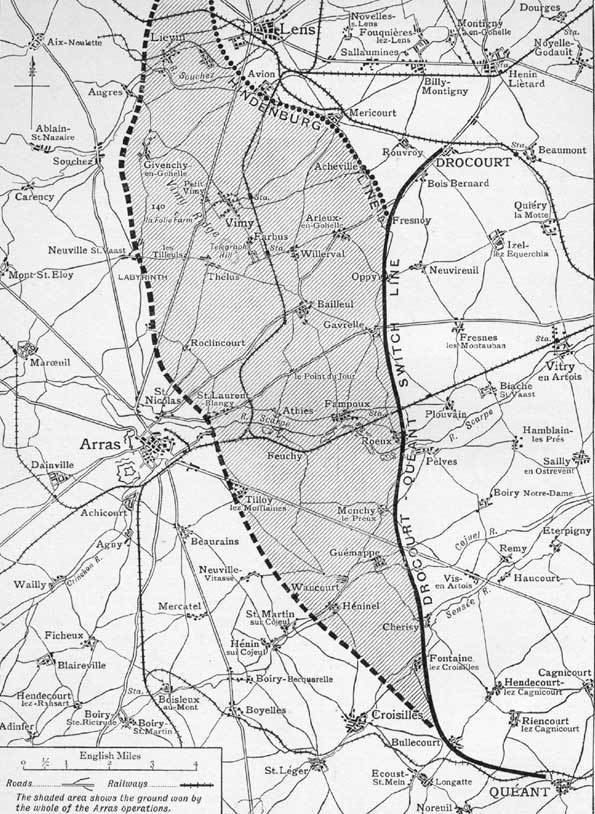Battle of Arras (1917) The Arras offensive 1917 Battle of Arras The Long Long Trail