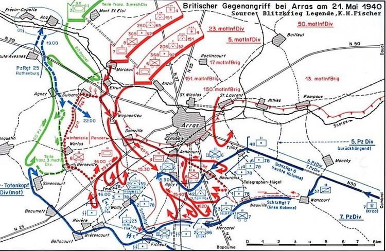 Battle of Arras (1940) Counterattack at Arras 1940 Weapons and Warfare