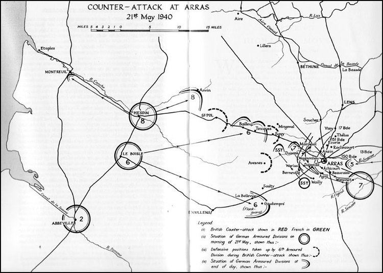 Battle of Arras (1940) HyperWar The War in France and Flanders 19391940 Chapter VI