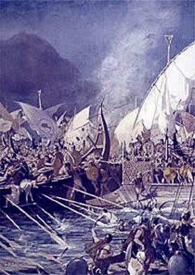 Battle of Artemisium Thermistocles at Artemisium Straits