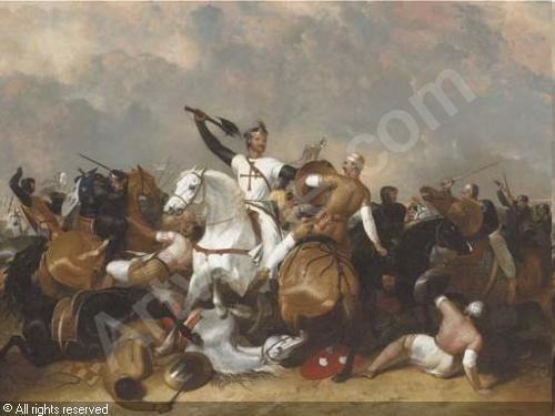 Battle of Ascalon Richard I at the Battle of Ascalon sold by Christie39s London on