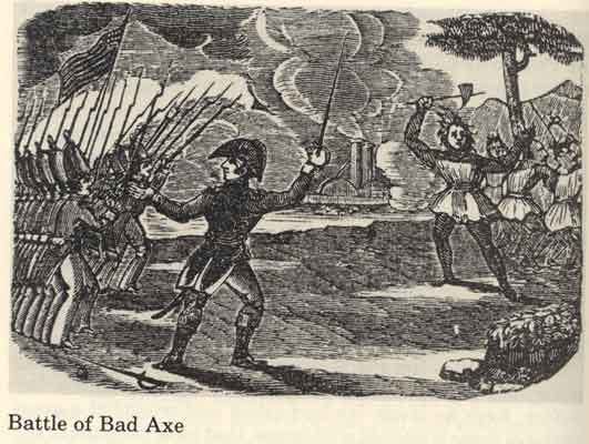 Battle of Bad Axe Massacre at Bad Axe Lincoln Net