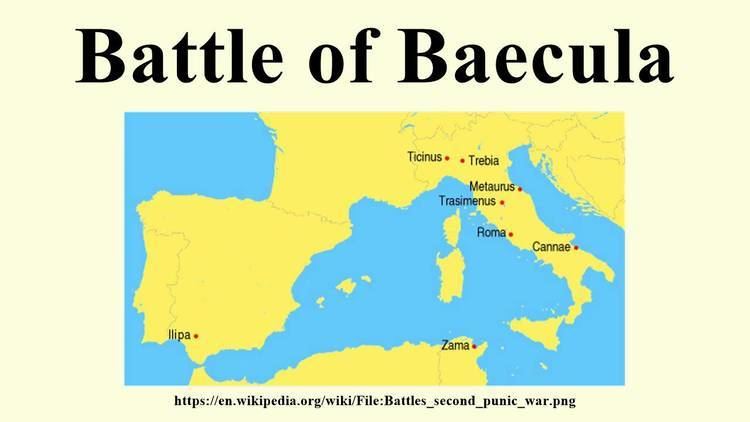 Battle of Baecula Battle of Baecula YouTube