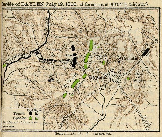 Battle of Bailén The Peninsular War The Battle of Bailn Baylen 19th July 1808
