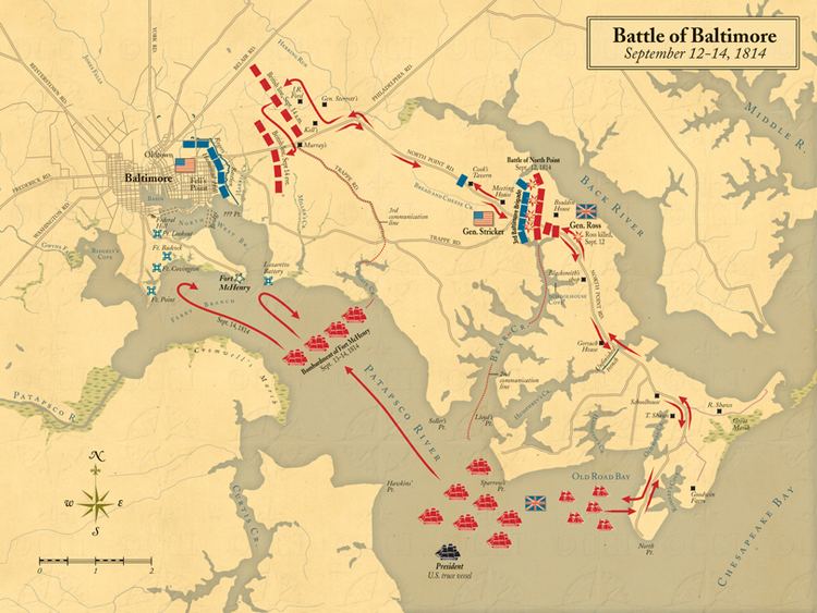 Battle of Baltimore Battle of Baltimore Map Scott Sheads