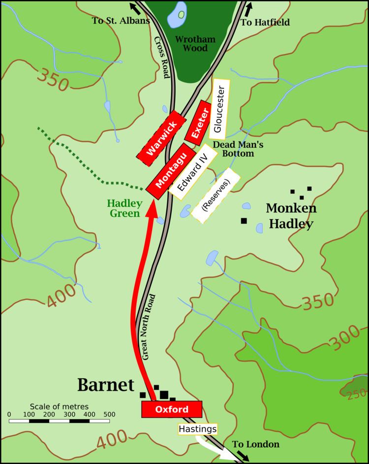 Battle of Barnet FileBattle of Barnet latebattlesvg Wikimedia Commons