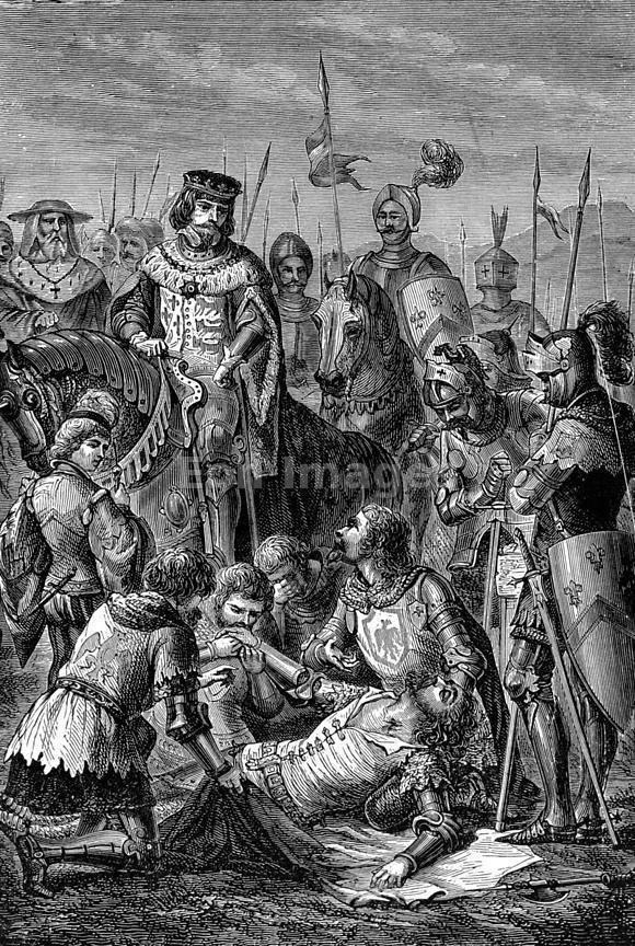 Battle of Benevento Eon Images Death of Manfred during Battle of Benevento