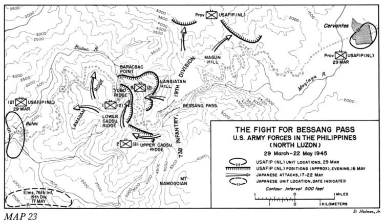 Battle of Bessang Pass HyperWar US Army in WWII Triumph in the Philippines Chapter 28