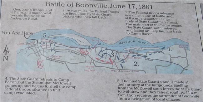 Battle of Boonville The Civil War Muse Missouri State Guard Retreat