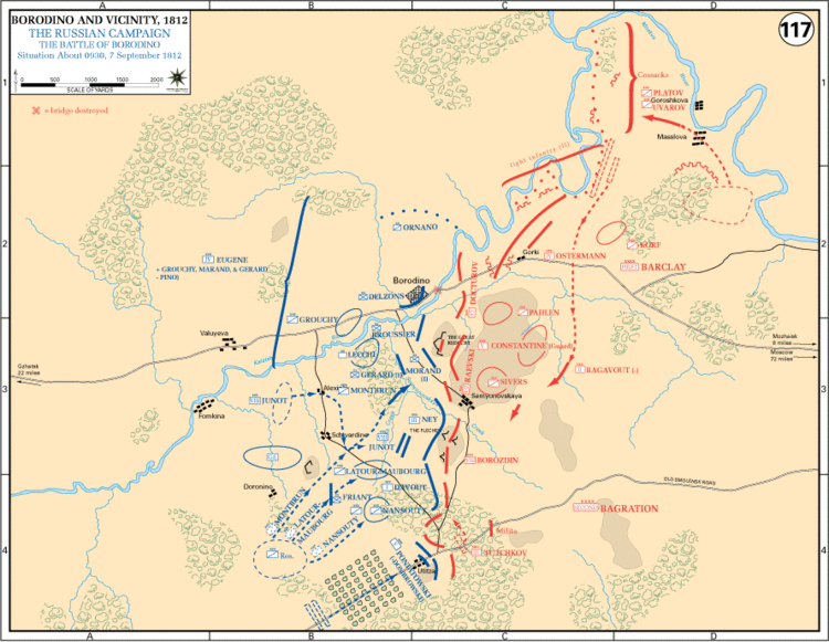 Battle of Borodino Napoleonic Wars Battle of Borodino