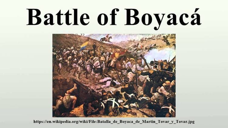Battle of Boyacá Battle of Boyac YouTube