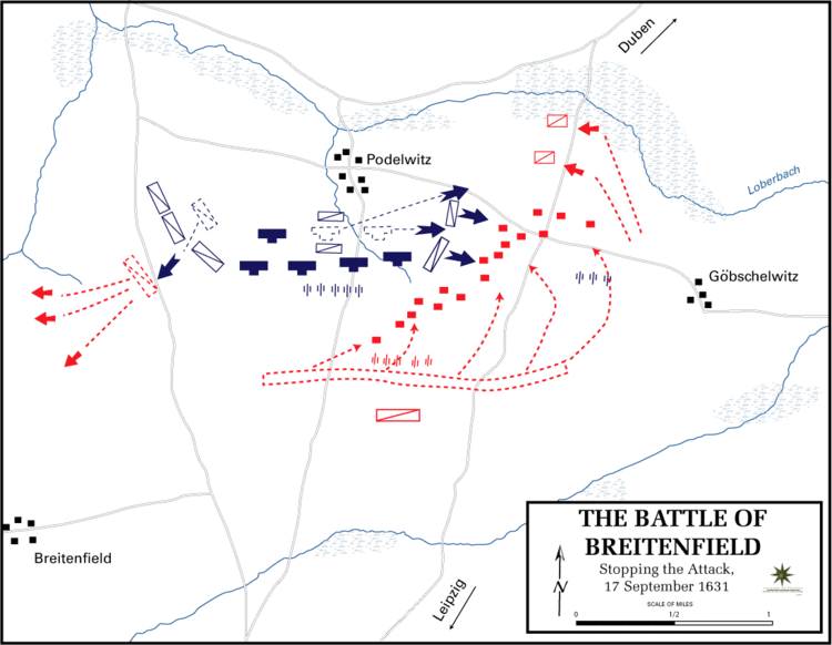 Battle of Breitenfeld (1631) Battle of Breitenfeld in the Thirty Years39 War