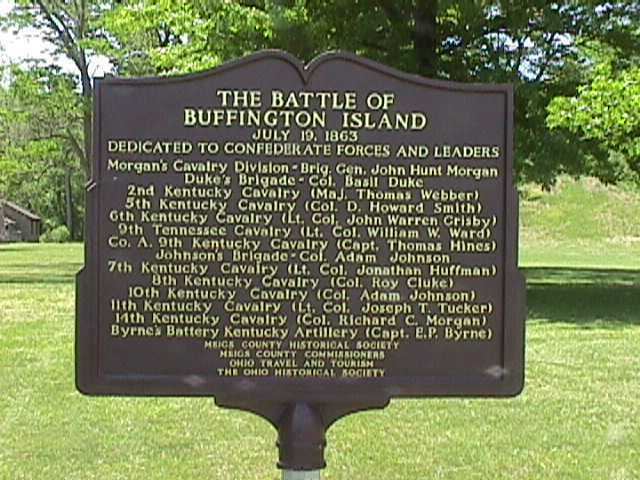 Battle of Buffington Island confedmarkerjpg