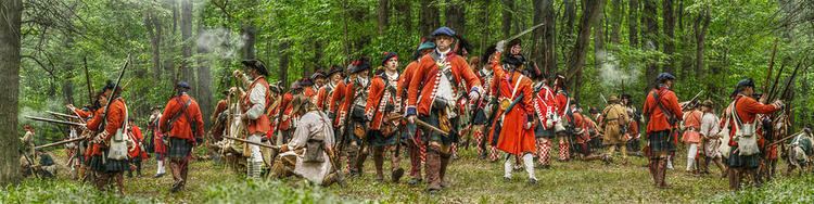 Battle of Bushy Run Battle Of Bushy Run 250th Anniversary Panoramic Digital Art by Randy