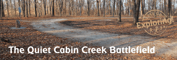 Battle of Cabin Creek The Quiet Cabin Creek Battlefield in Oklahoma Let39s Go Exploring