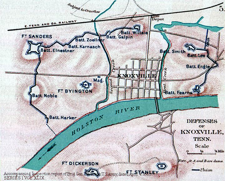 Battle of Campbell's Station The Civil War 150th Blog Battle of Fort Sanders