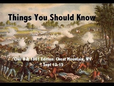 Battle of Cheat Mountain TYSK Civil War Battle 09 Battle of Cheat Mountain YouTube
