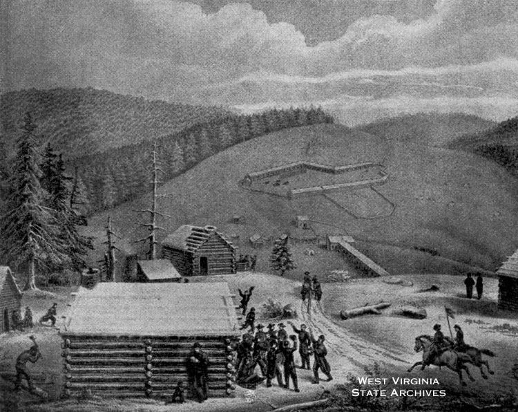 Battle of Cheat Mountain Mt Vernon Heir Falls Lee Tells The Child by Jim Surkamp Civil
