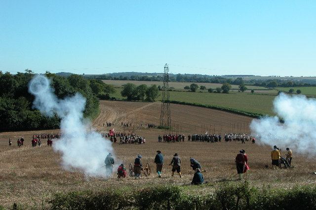 Battle of Cheriton Reenactment of the Battle of Cheriton Martyn Pattison Geograph