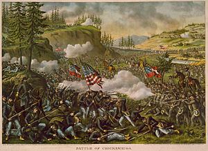 Battle of Chickamauga httpsuploadwikimediaorgwikipediacommonsthu