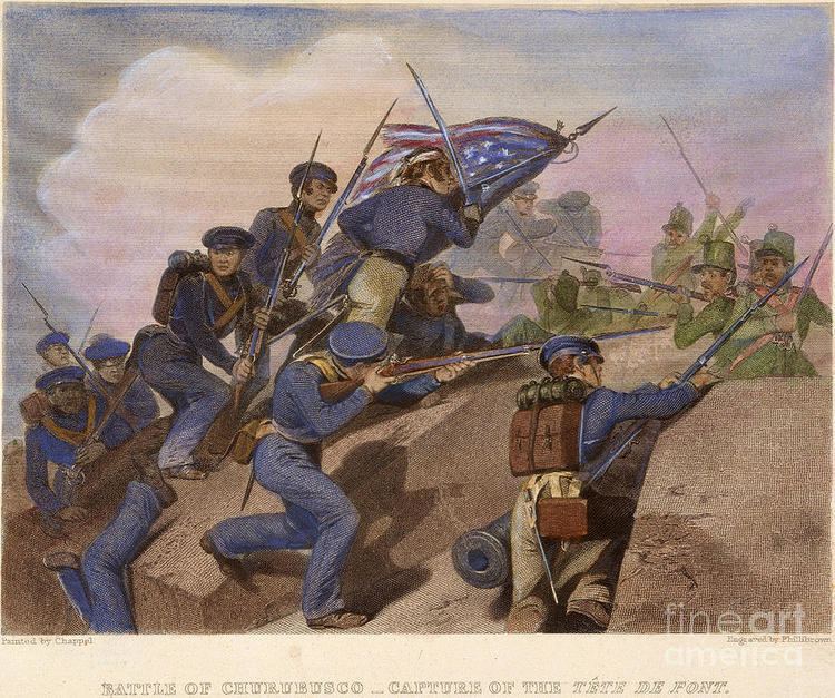 Battle of Churubusco Battle Of Churubusco 1847 Photograph by Granger