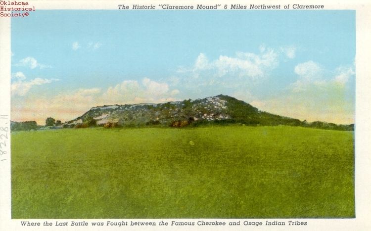 Battle of Claremore Mound wwwokhistoryorgimagesencCL003jpg