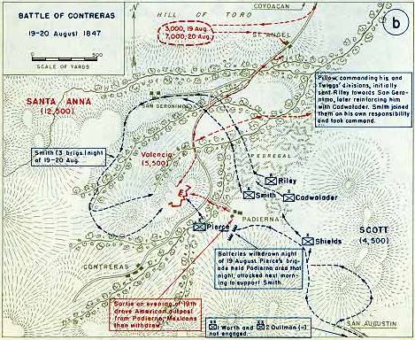 Battle of Contreras FileBattle of Contreras Mappng Wikimedia Commons