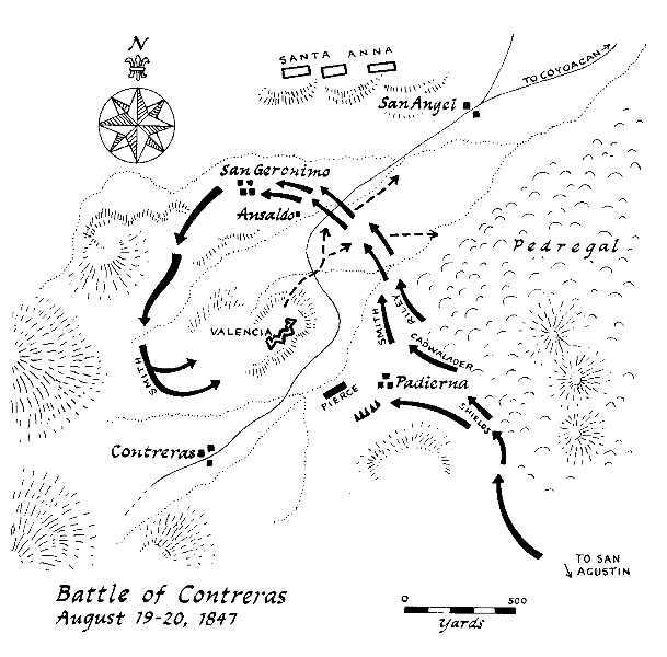 Battle of Contreras BATTLE OF CONTRERAS August 20 1847