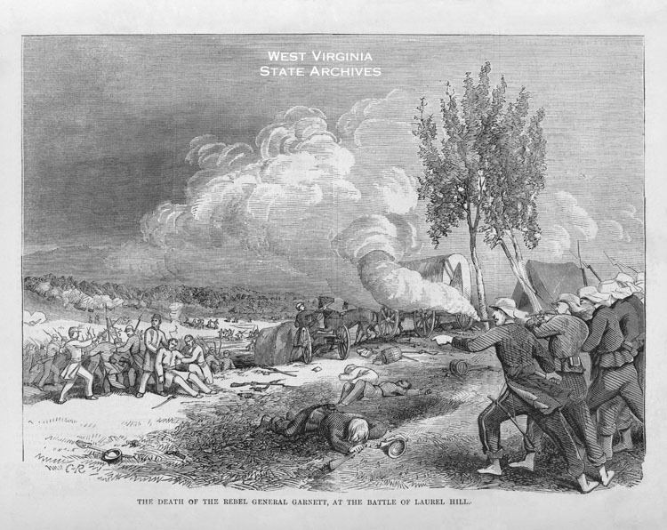 Battle of Corrick's Ford The Death of Garnett at Corrick39s Ford Civil War Daily Gazette