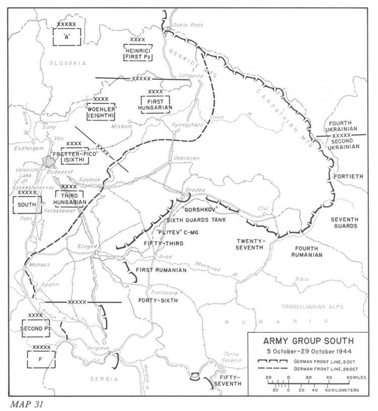 Battle of Debrecen HyperWar Stalingrad to Berlin The German Defeat in the East