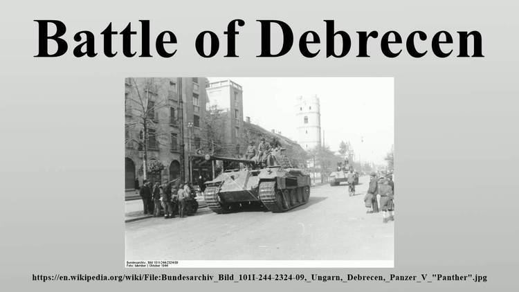 Battle of Debrecen Battle of Debrecen YouTube