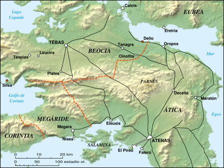 Battle of Delium Battle of Delium Boeotians Defeat Athenians Historys First