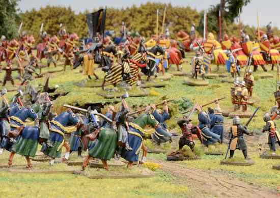 Battle of Evesham TMP De Montfort Must Die The Battle of Evesham 1265 at Salute 2015