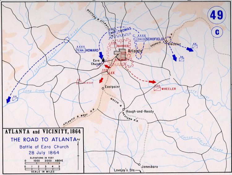 Battle of Ezra Church Beat Their Brains Out the Battle of Ezra Church Civil War Daily