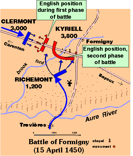 Battle of Formigny xenophongroupcommontjoieformymapgif